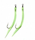 Крючки для ловли трески JpFishing Gummy Makk 8/0 (2шт, color 004)
