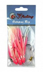 Снасть для ловли трески, терпуга JpFishing Octopus Rig 4/0 (1,35м, 0.90мм, 3x4/0, color 002)