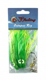 Снасть для ловли трески, терпуга JpFishing Octopus Rig 4/0 (1,35м, 0.90мм, 3x4/0, color 003)