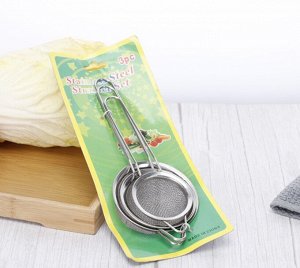 Набор Сито Stainless Stell Strainer Set / 3 шт.