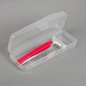 Футляр для бритвы,15x5x3 см, прозрачный
