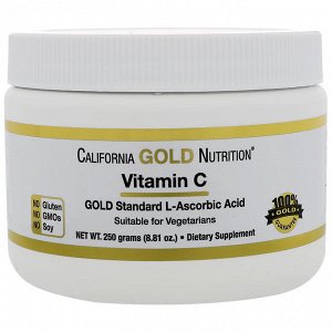 California Gold Nutrition, Витамин C, 8,81 унц. (250 г)
