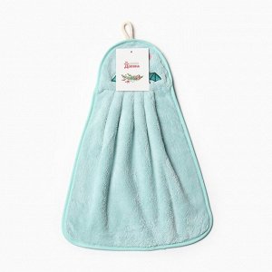 Салфетка декоративная Доляна "Дракоша" 25х34 см, 280 г/м2, микрофибра, 100% п/э