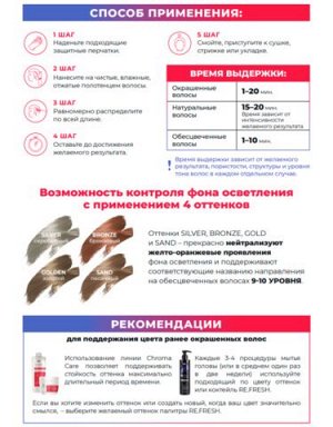 Оттеночная маска серебряный – re.fresh color mask