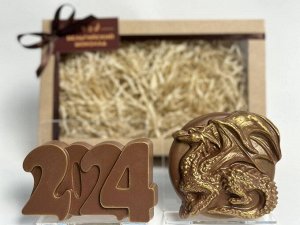 Шоколадные фигурки 2024 (1) и Дракон 1, 160 гр.