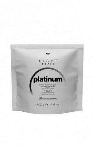 Быстродействующий компактный серый осветляющий порошок для волос - LIGHT SCALE PLATINUM POWDER