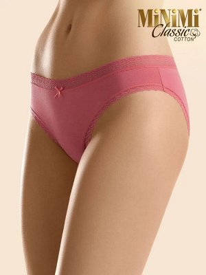 MiNiMi BO221colors Трусы женские слипы из высокогигиеничного хлопка (Avorio/Menta -Молочно/мятный цвет)