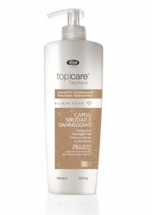 Шампунь-эликсир для восстановления и придания сияющего блеска - «Top Care Repair Elixir Care Shampoo» 1000 мл