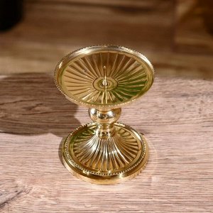 Подсвечник "Кэндл" латунь 9 см