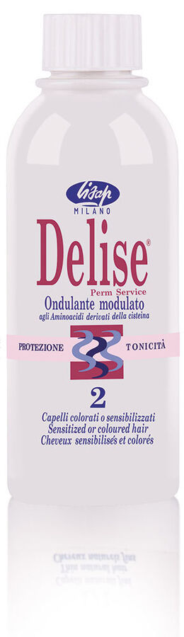 Лосьон для химической завивки - для окрашенных волос «Delise 2 Wave Lotion for Coloured or Sensitive Hair» 250 мл