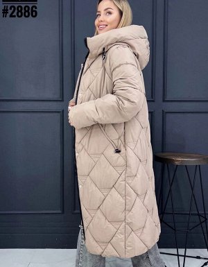 Пальто женское большого размера / куртка длинная женская большого размера