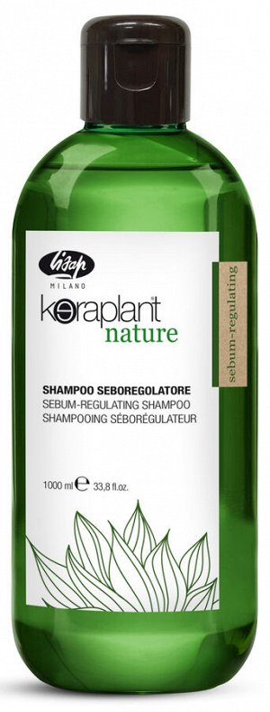 Себорегулирующий шампунь - Keraplant Nature Sebum-Regulating Shampoo 1000 мл