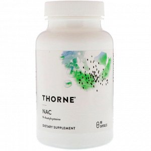Thorne Research, NAC, 90 капсул