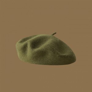 Берет, однотонный, размер 54-58 см.