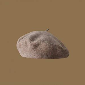 Берет, однотонный, размер 54-58 см.