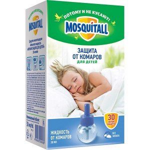 MOSQUITALL®️ Жидкость 30 ночей "Нежная защита для детей" от комаров, 30мл
