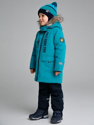Пальто текстильное с полиуретановым покрытием для мальчиков