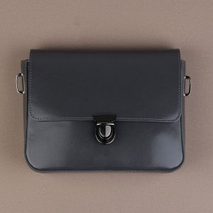 Арт Узор Застёжка для сумки, 4 x 3 см, цвет чёрный никель