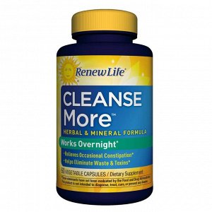 Renew Life, CleanseMore, 60 растительных капсул