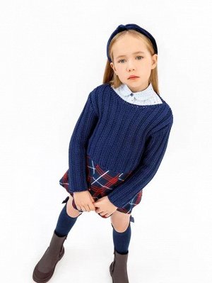 Свитер для девочки Amarobaby KNIT Line, синий,