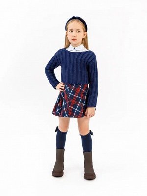 Свитер для девочки Amarobaby KNIT Line, синий,