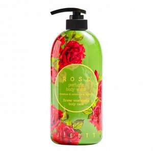 Гель для душа с экстр. розы/ Jigott Rose Perfume Body Wash, JIGOTT, Ю.Корея, 750 г,