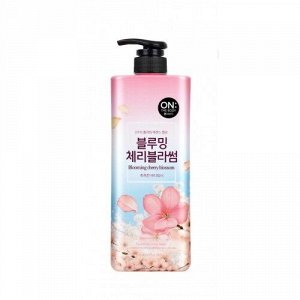 Гель, для душа с ароматом Вишни/Flower Cherry Blossom Body Wash, On The Body, Ю.Корея, 500 г,