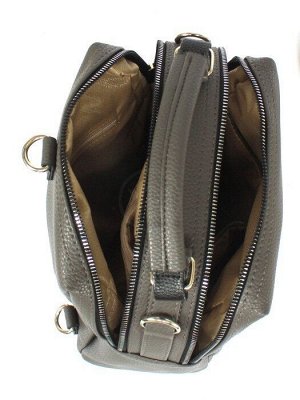 Рюкзак жен искусственная кожа ADEL-195/1в,   (рюкзак change), 2отд+карм/перег,  серый флотер  256170