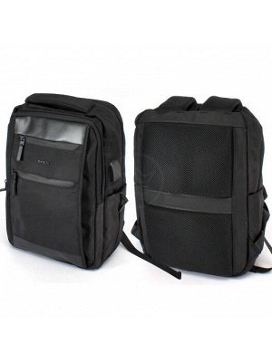 Рюкзак IMP-86365,  молодежный  (USB-заряд),  уплотн.спинка,  2отд+отд, д/ноута,  6внутр+4внеш.карм,  черный 227801