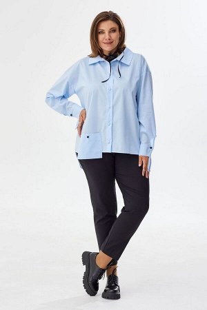 Блуза Рост: 170 Состав: 70% хлопок 27% полиэстер 3% спандекс (хлопковый, тактильно приятный текстиль). Комплектация блуза. Оригинальный крой и яркие акценты - это то, что отличит Вас от окружающих. Ру
