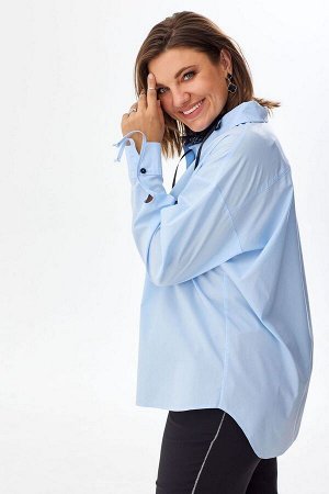Блуза Рост: 170 Состав: 70% хлопок 27% полиэстер 3% спандекс (хлопковый, тактильно приятный текстиль). Комплектация блуза. Оригинальный крой и яркие акценты - это то, что отличит Вас от окружающих. Ру