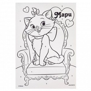 Картина по номерам для детей «Кошечка Мари», 21 х 15 см, Коты Аристократы