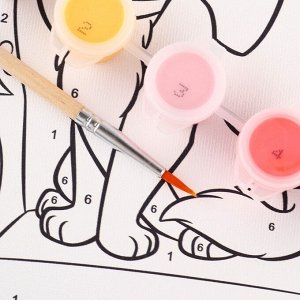 Картина по номерам для детей «Кошечка Мари», 21 х 15 см, Коты Аристократы