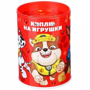 Копилка декор стразами "Коплю на игрушку", Щенячий патруль