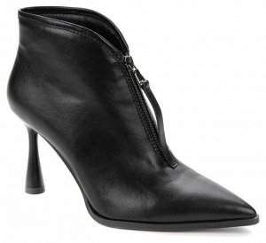 Черный иск.кожа женские ботинки (О-З 2023)