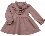 Платье с бантиками и рюшами(98-116см)