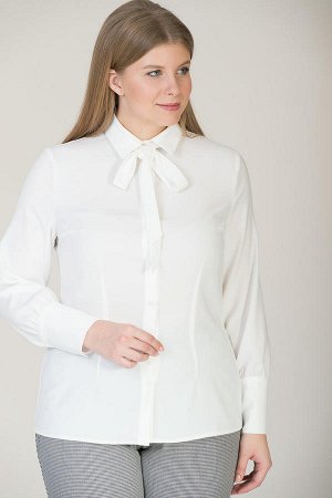 Блуза 100% полиэстер белый