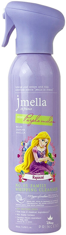 Пенка  для ванны очищающая с ароматом дыниIN FRANCE DISNEY PUPPLE MELON FAMILY WHIPPING CLEANSER_DISNEY TANGLED