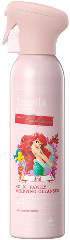 Пенка  для ванны очищающая с ароматом персика  IN FRANCE DISNEY PEACH PINK FAMILY WHIPPING CLEANSER_DISNEY THE LITTLE MERMAID