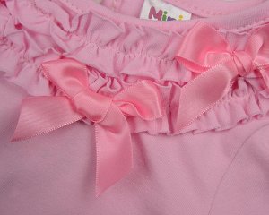 Блузка с бантиками (98-122см) UD 0604(5)розовый