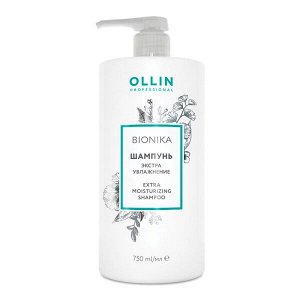 OLLIN Professional OLLIN BioNika Шампунь для волос &quot;Экстра увлажнение&quot; 750мл Оллин