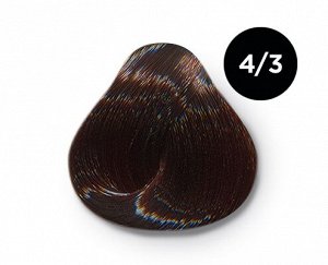 OLLIN COLOR  4/3 шатен золотистый 100 мл Перманентная крем краска для волос