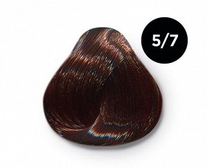 OLLIN COLOR  5/7 светлый шатен коричневый 100 мл Перманентная крем краска для волос