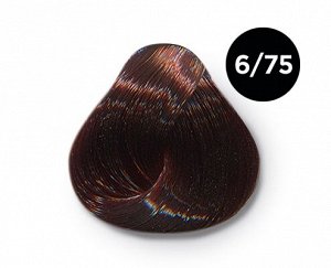 OLLIN COLOR  6/75 темно-русый коричнево-махагоновый 100 мл Перманентная крем краска для волос
