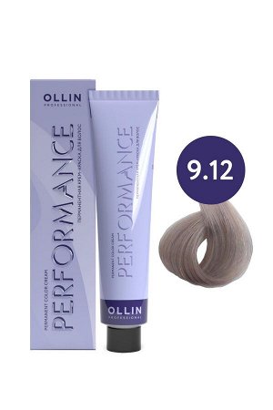 OLLIN Professional OLLIN PERFORMANCE Краска для волос 9/12 блондин пепельно-фиолетовый 60мл Перманентная