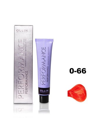 OLLIN PERFORMANCE Краска для волос 0/66 Корректор красный 60мл.