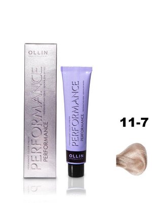 OLLIN PERFORMANCE Краска для волос 11/7 специальный блондин коричневый 60 мл.