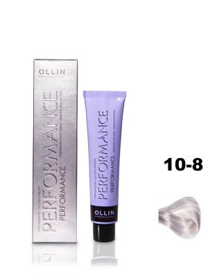 OLLIN Professional OLLIN PERFORMANCE Краска для волос 10/8 светлый блондин жемчужный 60мл.