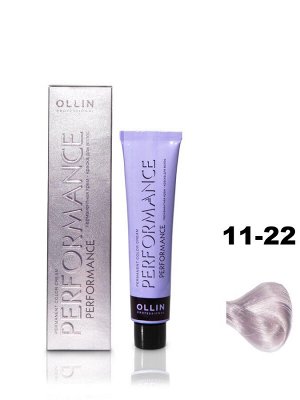 OLLIN PERFORMANCE Краска для волос 11/22 специальный блондин фиолетовый 60мл.