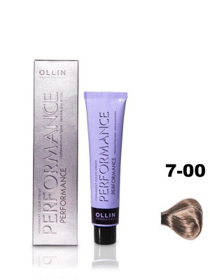 OLLIN Professional OLLIN PERFORMANCE Краска для волос 7/00 русый глубокий 60мл.